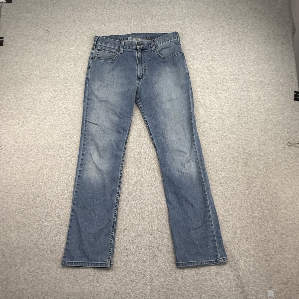 Carhartt Rugged Flex Relaxed Fit Denim Jeans Straight Leg 102804-964 Mens 34x32